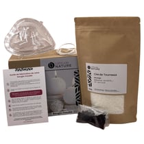 Kit Bougie moulée - Cœur rose