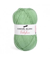 Laine à tricoter BABYLUX de Cheval Blanc Vert (079 - VERT D EAU)