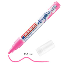 Marqueur Acrylic Edding 5100 - Pointe Moyenne - Fluo Rose