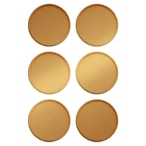 9 disques de reliure doré - We R