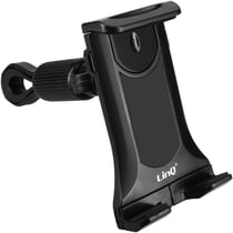 LinQ Support 360° pour Smartphone et Tablette : Vélo, Trottinette, Appui-tête Noir