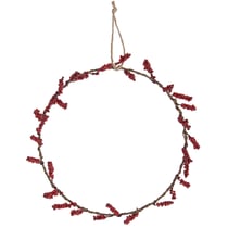 Couronne de baies rouge Ø 30 cm