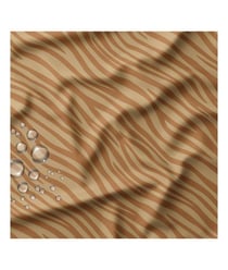 Tissu imperméable zébré de 140 cm de largeur 0126 Marron vendu par 50 cm