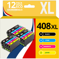 Pack compatible avec Epson 408L 12 cartouches - 123CONSOMMABLES