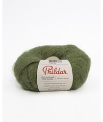 Fil exceptionnel à tricoter PHIL MOHAIR SOIE LUREX - 25GR - Phildar Olive Vert