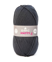 Fil à tricoter KNITTY 4 - 50gr - DMC 633 gris