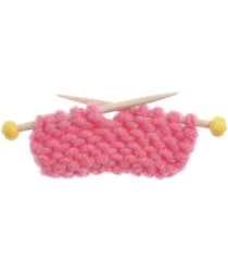 Tricotins miniature pour le monde des lutins - Rico Design Rose