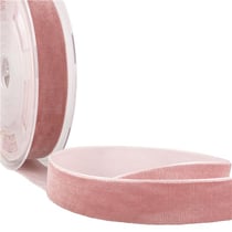 Bobine 10m Velours haute densité vieux rose