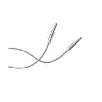 Force Power Câble Audio Jack 3.5mm vers Jack 3.5mm en Nylon Tissé Renforcé 3m Blanc