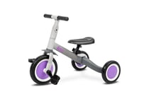 Tricycle Fox Gris 4 En 1 Pour Enfants Confort Et Sécurité Haute Qualité