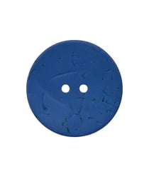 Carte de 1 bouton Coco 30mm - Union Knopf Bleu roi
