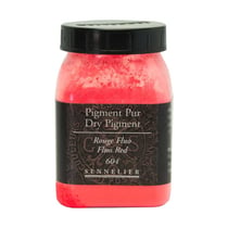 Pigment en poudre - Sennelier - Rouge fluo - Pot de 200 ml