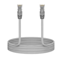 Belkin Câble Ethernet RJ45 CAT6 UTP 5m Haut Débit 1 Gbps Bande Passante 250 MHz Gris