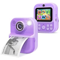 Appareil Photo Enfant Multifonction Écran 2.4 Pouces Impression Instantanée Violet 2 YONIS