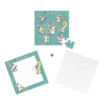 Puzzle 25 pièces - Carte Cadeau Licornes - Jura Toys