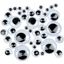 Yeux Mobiles, Non autocollants, d 6-20 mm, 1100 ass./ 1 Pq.