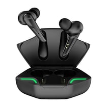 Ecouteurs Bluetooth 5.0 Gaming Stéréo LED Basse Latence Blanc 10m Autonomie 3h Noir YONIS