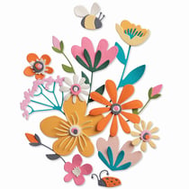 Matrices de découpe - Fleurs - 16 dies Thinlits - Sizzix