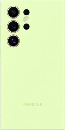 Coque de téléphone Samsung - Silicone - Vert clair - Pour Samsung Galaxy S24 Ultra