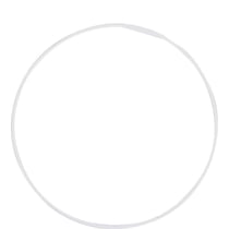 Armature abat-jour cercle Ø 35 cm blanc