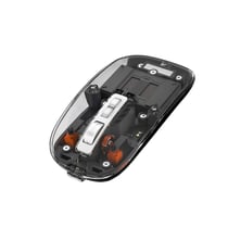 Xtrememac Souris sans fil Multi Connexion pour Mac / Windows 2400 DPI Transparent