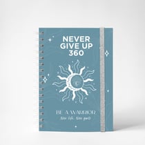 Agenda Journalier Non Daté Be A Warrior Blue