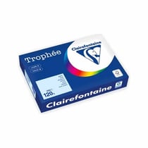 Ramette de papier - A4 - Bleu - 120g - Impression - 250 feuilles - Clairefontaine Trophée