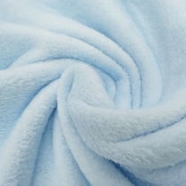 Tissu Doudou uni Bleu ciel