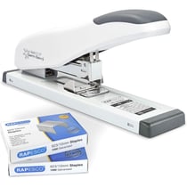 Agrafeuse + agrafes 923/10mm - 2 boites de 1000 agrafes - Blanche - Rapesco