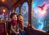 Puzzle 300 pièces - Voyage vers la Cité des Rêves - Bluebird Puzzle