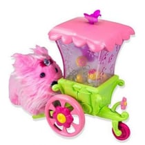 Zhu zhu puppies - chariot à fleurs - véhicule de jeu - giochi preziosi zhu zhu pets - 81163