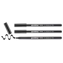 Lot de 3 feutres calligraphie pointe biseautée 3,5 mm - EDDING - Noir