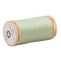 Bobine de fil 100% coton bio 275m vert d'eau
