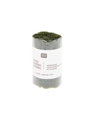 Fil à nouer 6,5 cm - Rico Hooki Hooki - Rico Design Olive