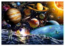 Puzzle mission dans l'espace 1000 pieces - planetes, systeme solaire - educa - 19918