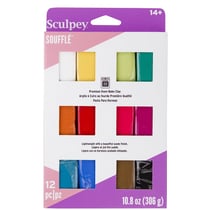 Set Sculpey souffle - 12x28 gr - Sculpey