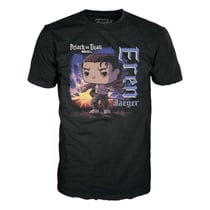L'Attaque des Titans - Set figurine et T-Shirt POP! Eren w/ marks (Taille XL)
