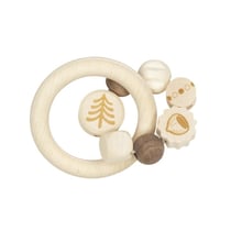 Hochet en bois écureuil