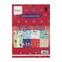 Bloc de 32 papiers scrapbooking 15 x 21 cm Marianne Design JINGLE BELLS