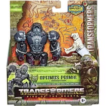 Transformers optimus primal et arrowstripe of the beasts alliance - gorille + animal sauvage - hasbro - f4611 - figurine
