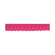 Bobine 25m élastique lingerie 13mm fuchsia 13mm