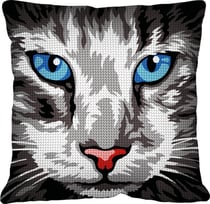 Kit Coussin Canevas Chat