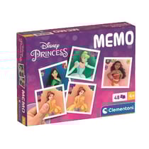 Jeu de mémoire Clementoni Memo Pocket Princesses Disney rose