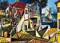 Puzzle 1000 pièces - Pablo Picasso - Paysage Méditerranéen - Eurographics