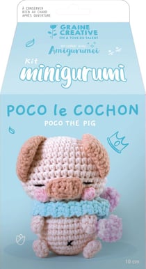 Kit MINI Amigurumi Cochon 10 cm