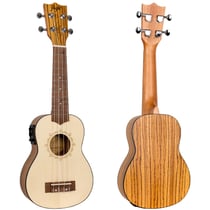 Flight Music DUS320CEQ - Ukulélé électro-acoustique - Soprano - 4 cordes