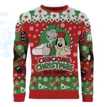 Wallace & Gromit - Pull de Noël Cracking Christmas Old Chum! - Taille S