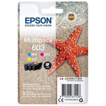 Cartouche d'encre - Epson - Multipack 603 - 3 couleurs - Impressions nettes - Économies réalisées