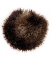 Pompons Premium Fausse Fourrure - 10cm de diamètre - Rico Design 4 Brun fonce