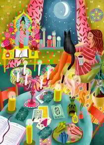 Coin Lecture Magique sous la Lune